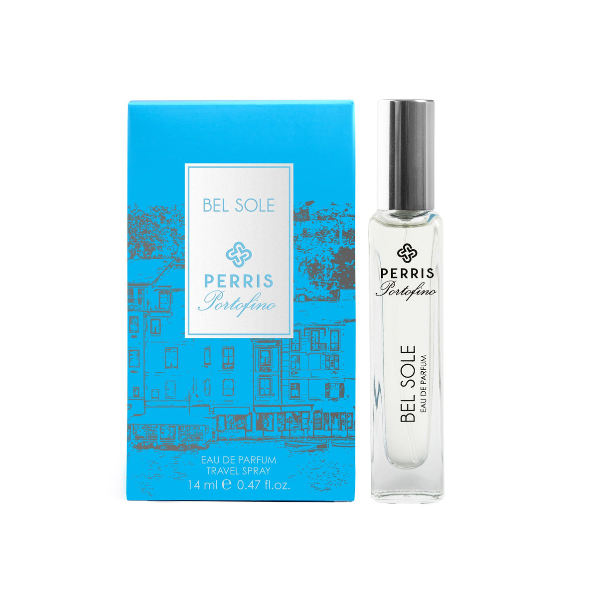 Perris Monte Carlo Bel Sole eau de parfum 14 ml, flaska och kartong