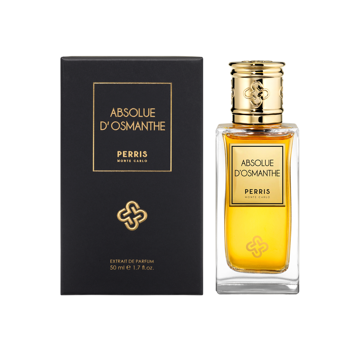 Perris Monte Carlo Absolue d'Osmanthe extrait, flaska och ask
