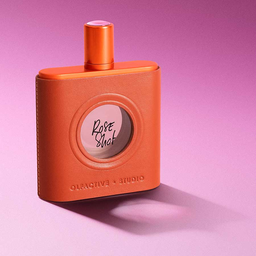 Olfactive Studio Rose Shot parfymextrakt 100 ml, flaska och kartong