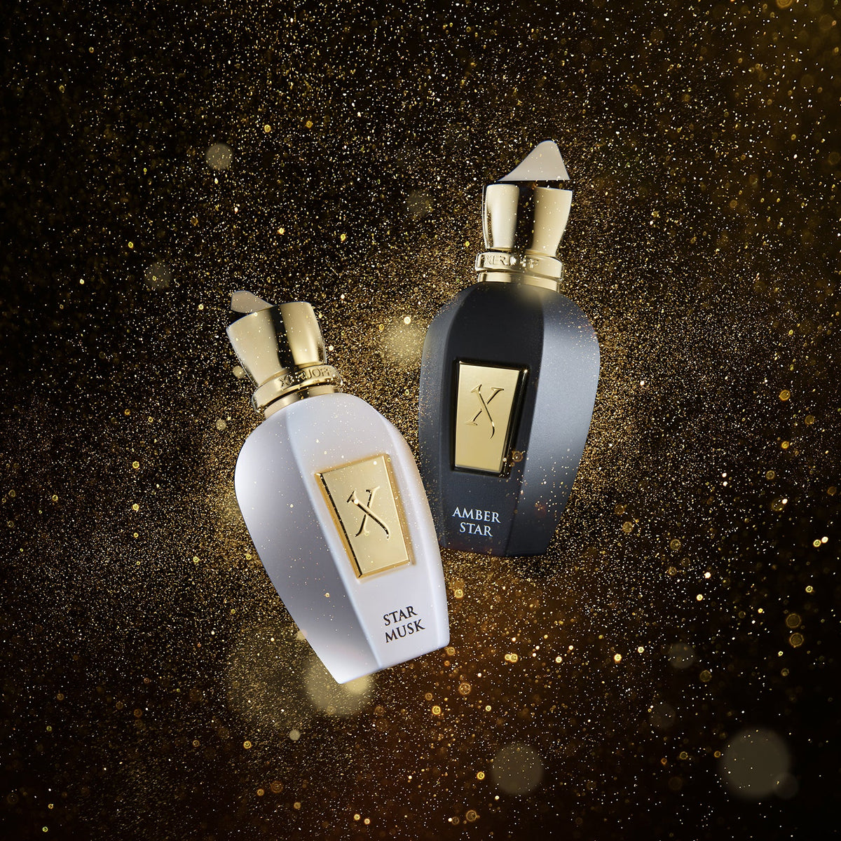 Xerjoff Amber Star & Star Musk i stilleben