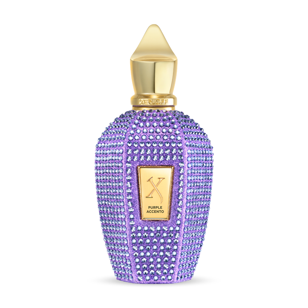 Xerjoff Purple Accento Crystal Edition eau de parfum 100 ml, flaska