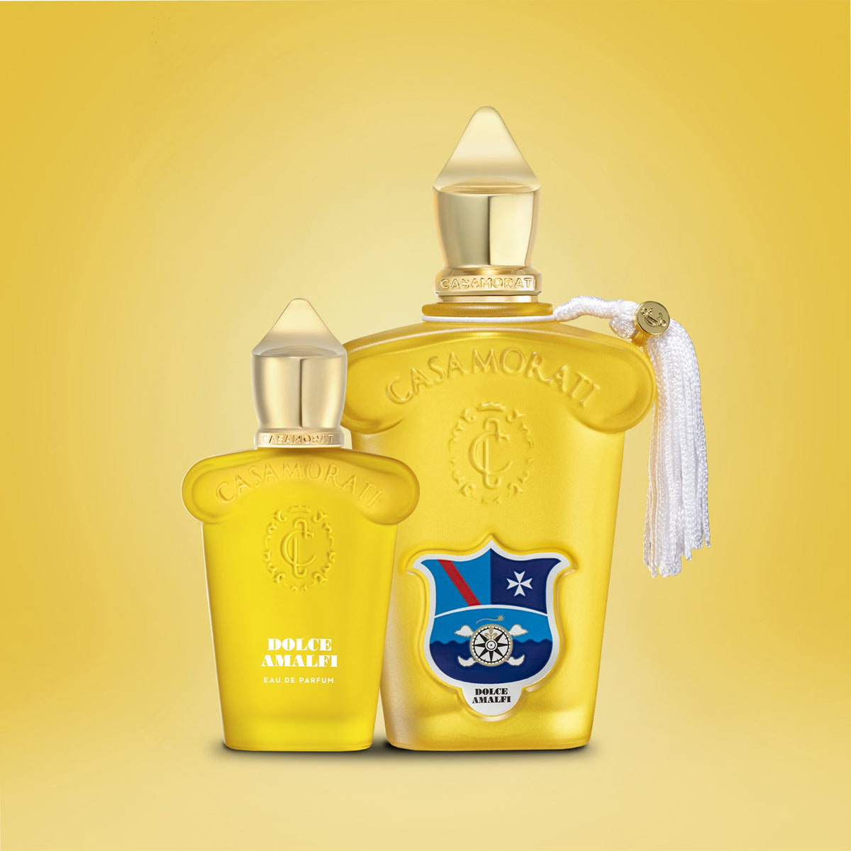Casamorati Dolce Amalfi flaskor och kartonger